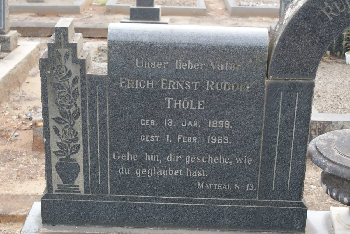 THÖLE Erich Ernst Rudolf 1899-1963