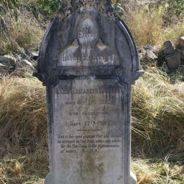 MARTENS Regina Elizabeth 1883-1910