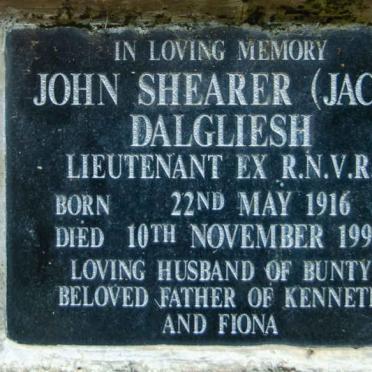 DALGLIESH John Shearer 1916-1995