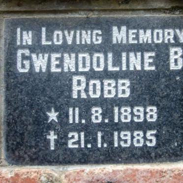 ROBB Gwendoline B. 1898-1985