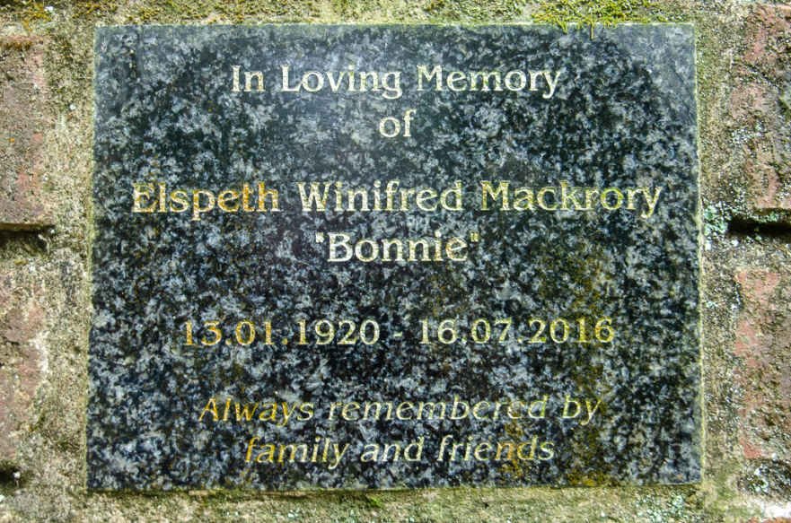MACKRORY Elspeth Winifred 1920-2016
