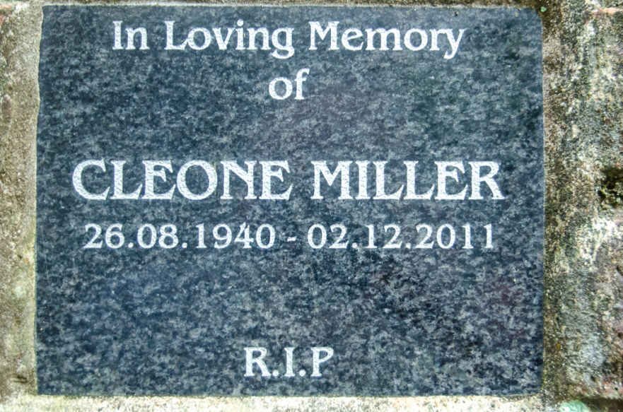 MILLER Cleone 1940-2011