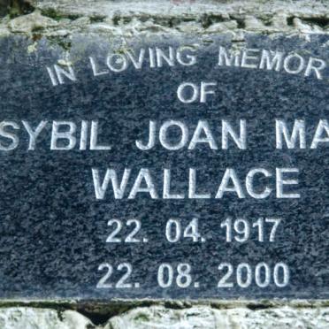 WALLACE Sybil Joan Mary 1917-2000
