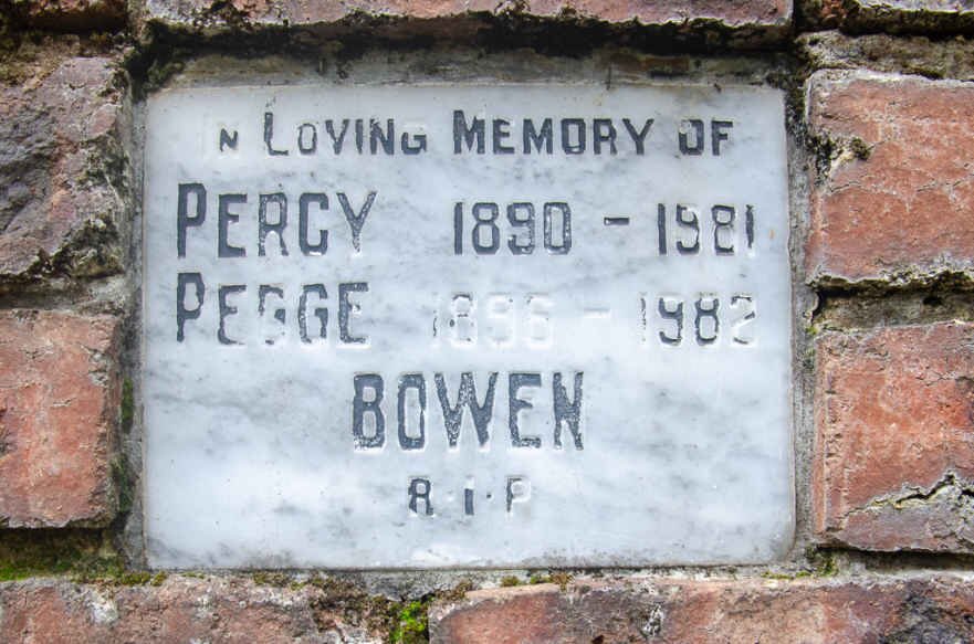BOWEN Percy 1890-1981 &amp; Pegge 1896-1982