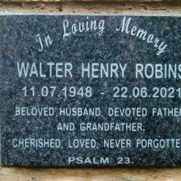 ROBINS Walter Henry 1948-2021