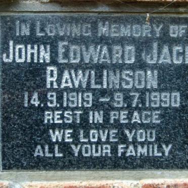 RAWLINSON John Edward 1919-1990