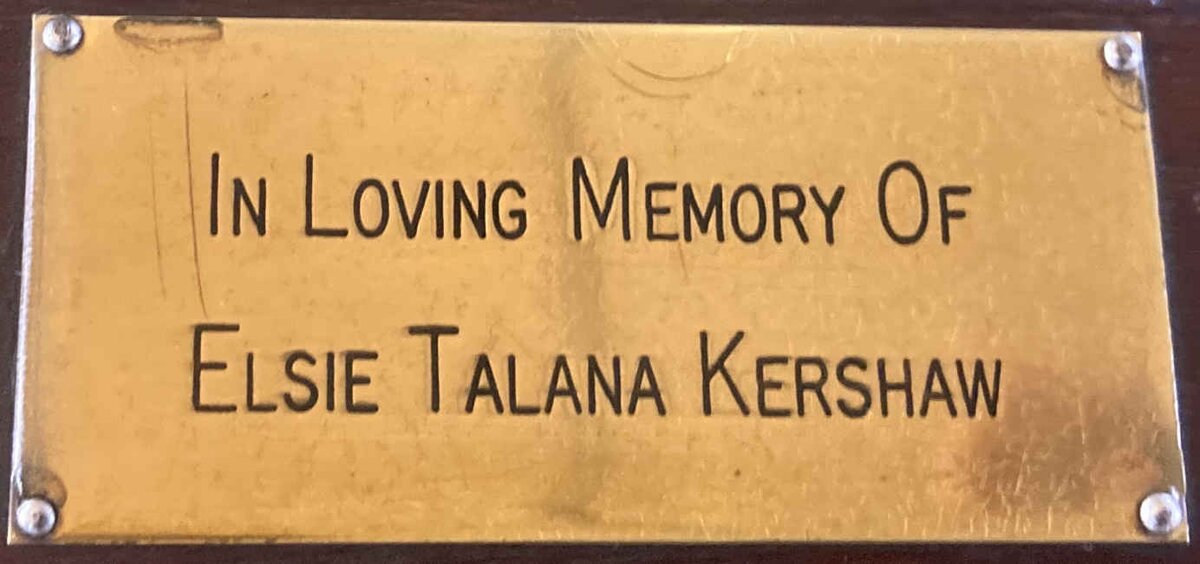 KERSHAW Elsie Talana