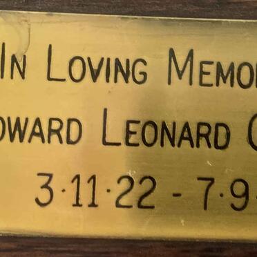 GREGORY Edward Leonard ??22-??93