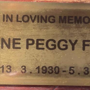 FOLKER June Peggy 1930-2015