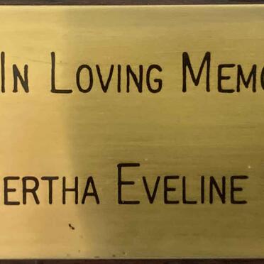 BUTLAND Bertha Eveline