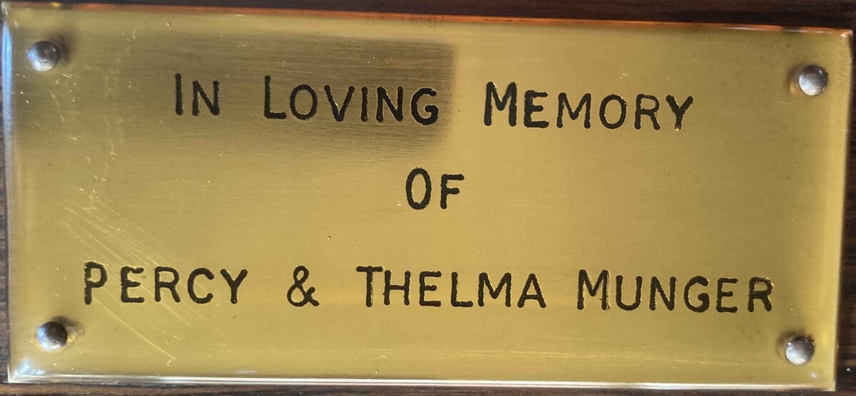 MUNGER Percy & Thelma