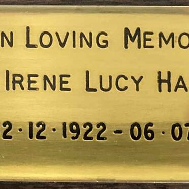 HAYNES Irene Lucy 1922-2003