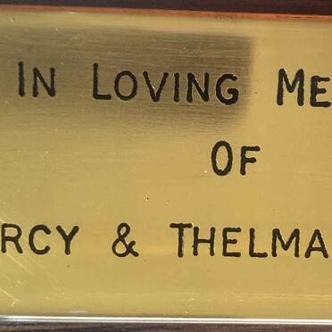 MUNGER Percy & Thelma