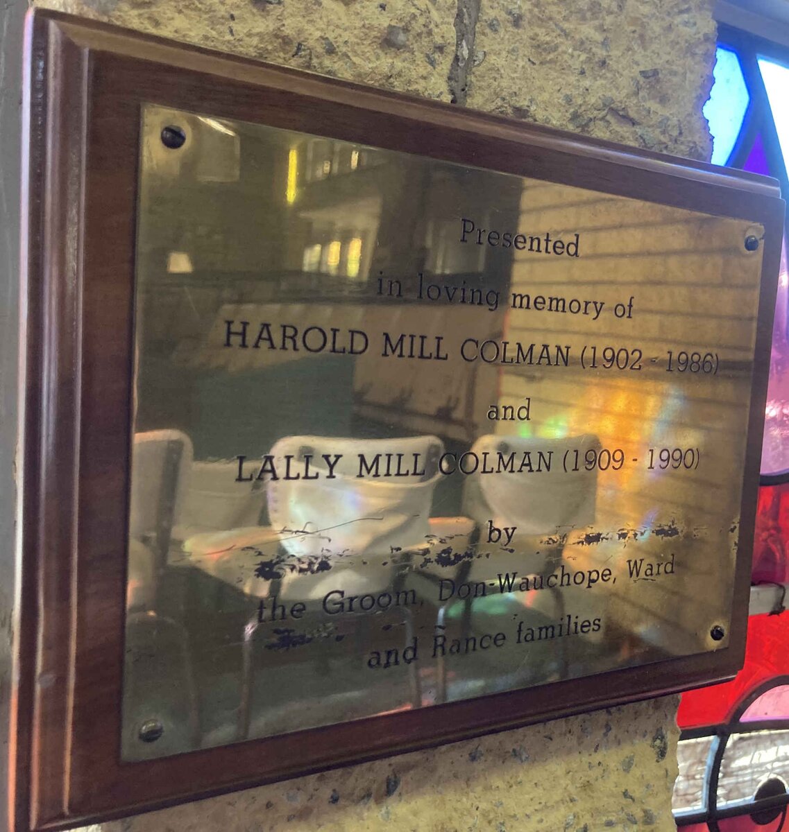 COLMAN Harold Mill 1902-1990 & Lally Mill 1909-1990