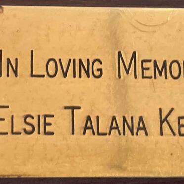 KERSHAW Elsie Talana