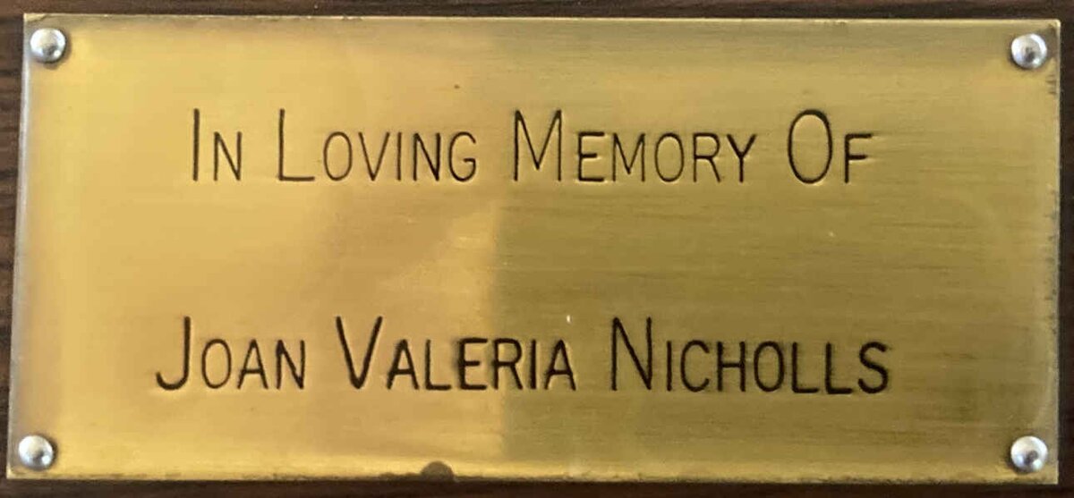 NICHOLLS Joan Valeria