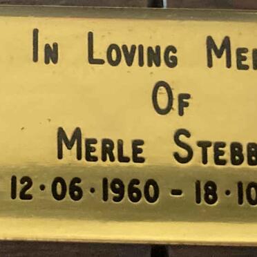 STEBBIES Merle 1960-2007