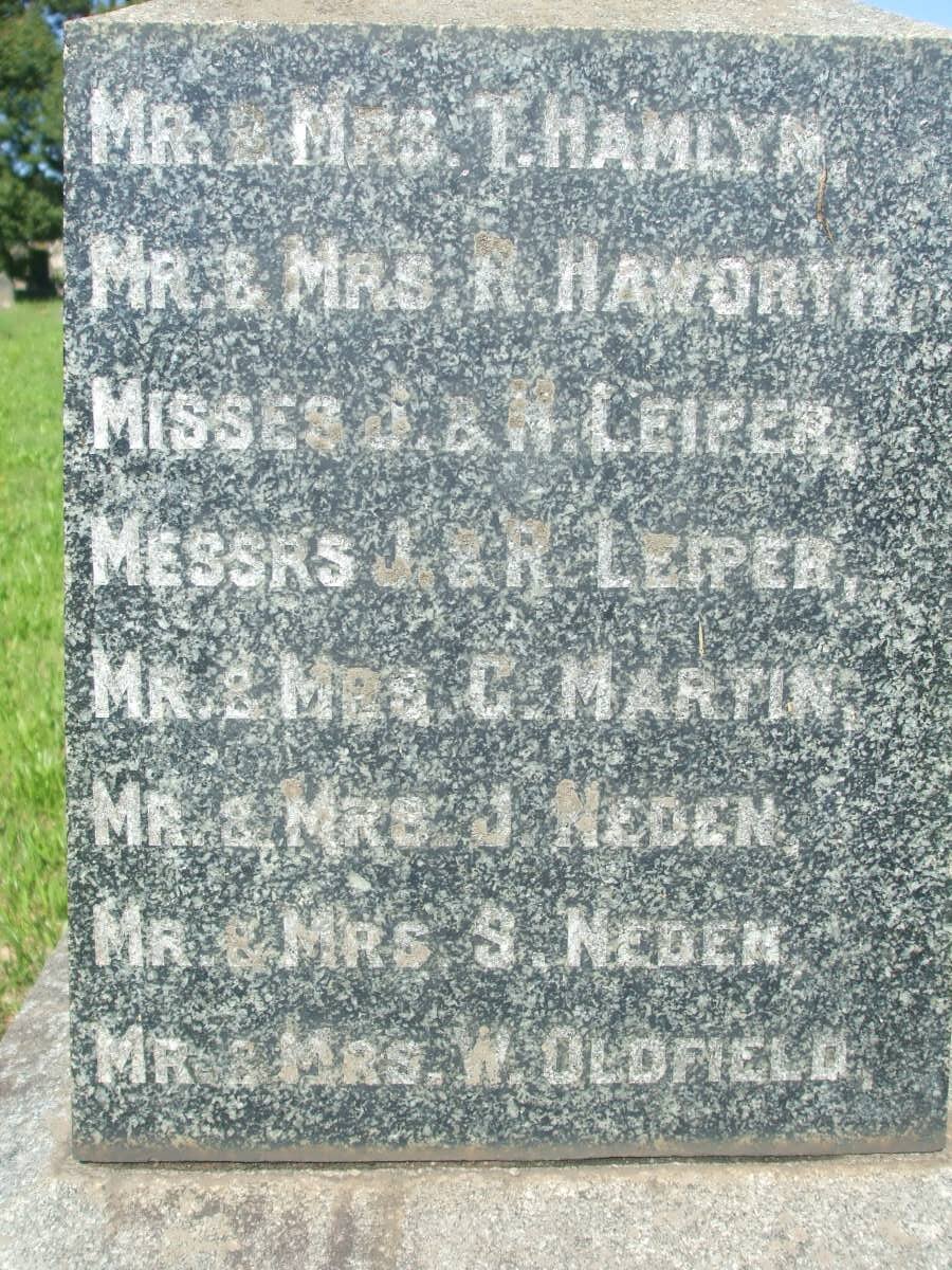 3. 1880 Memorial. H - O