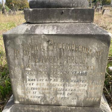 ARNOLD Alexander -1905