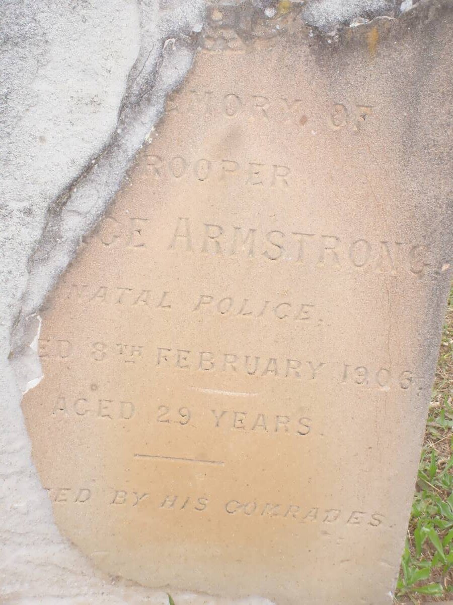 ARMSTRONG George -1906