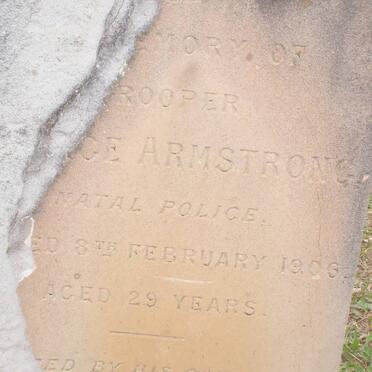 ARMSTRONG George -1906