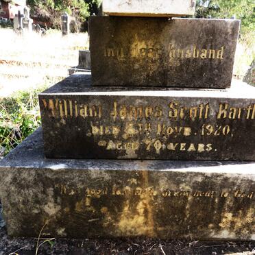 BARTLETT William James Scott -1920