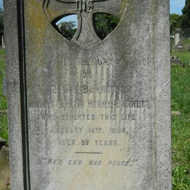 BARRETT Mary -1886