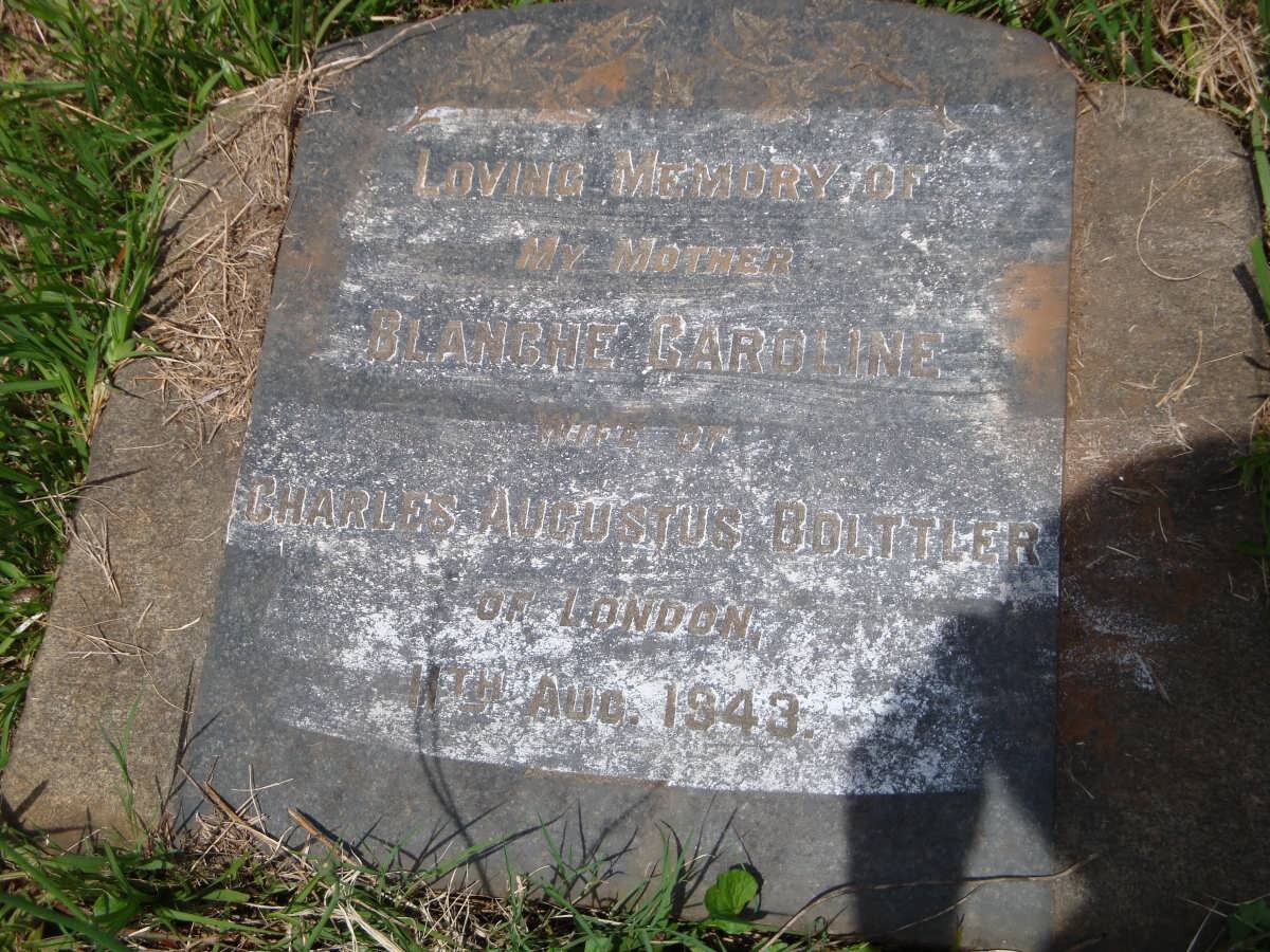 BOLTTLER Blanche Caroline -1943