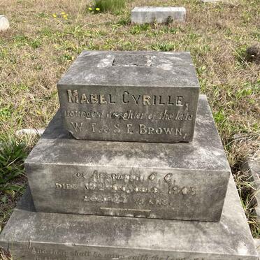 BROWN Mabel Cyrille -1905