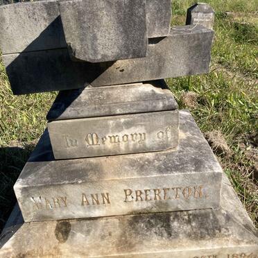 BRERETON Mary Ann -1894
