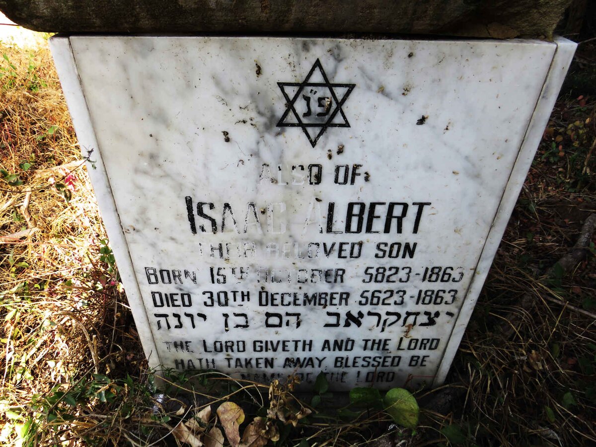 BERGTHEIL Jonas :: BERGTHEIL Isaac Albert 1863-1863 _2