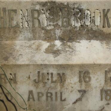 BROOKS Henry 1817-1896