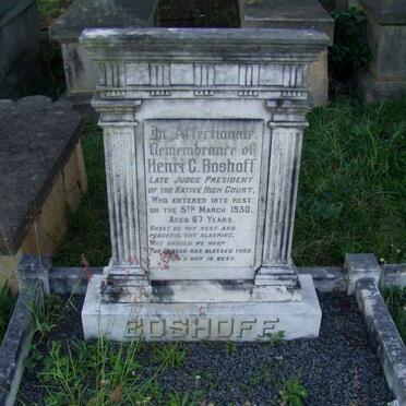 BOSHOFF Henri G. -1930