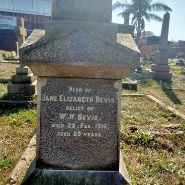BEVIS Jane Elizabeth -1916