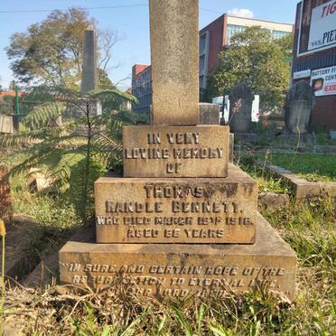 BENNETT Thomas Randle -1916