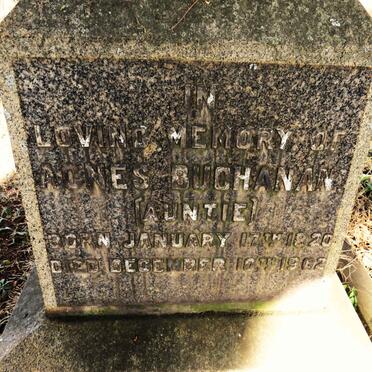 BUCHANAN Agnes 1820-1902