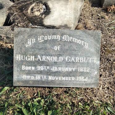 CARBUTT Hugh Arnold 1882-1964