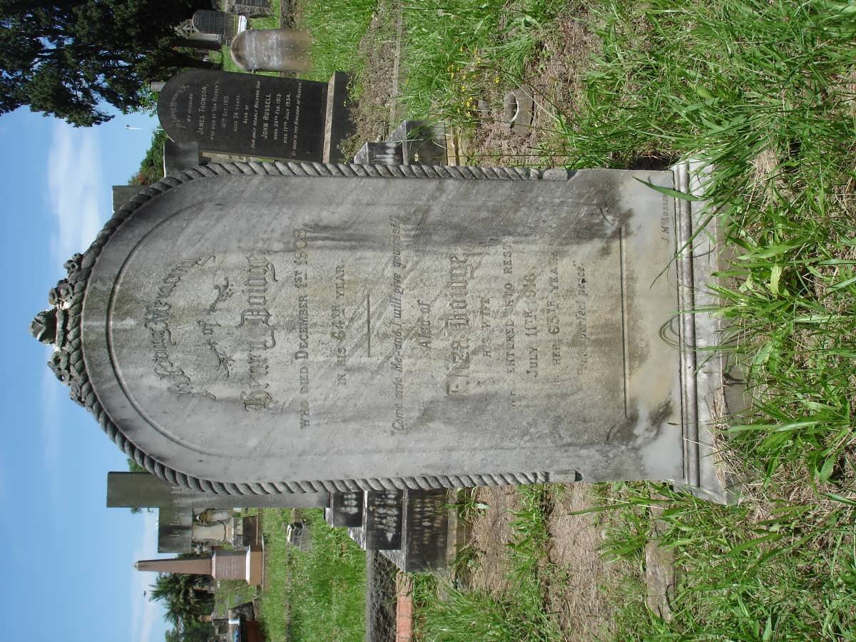 DOIDGE Henry -1908 &amp; Eliza -1916