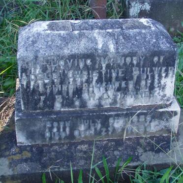 FYNNEY Adele Christine Bulwer 1885-1886