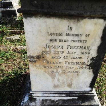 FREEMAN Joseph -1890 & Ellen -1904 :: WILLSON George Church -1887 & Sophia Florence -1888 _2