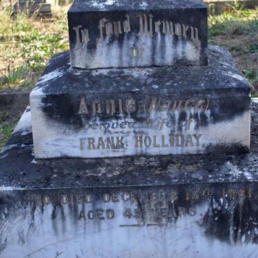 HOLLIDAY Annie -1921