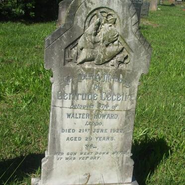 HOWARD Gertrude Cecelia -1922