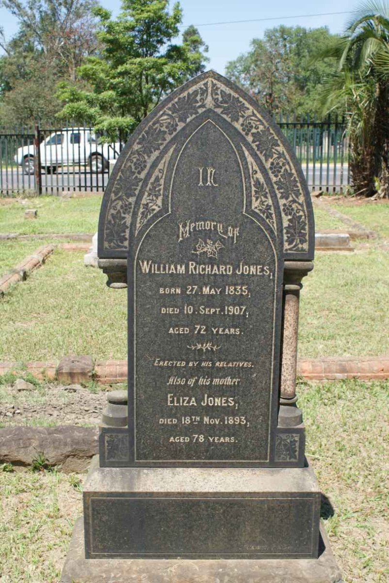 JONES William Richard 1835-1907 :: JONES Eliza -1893