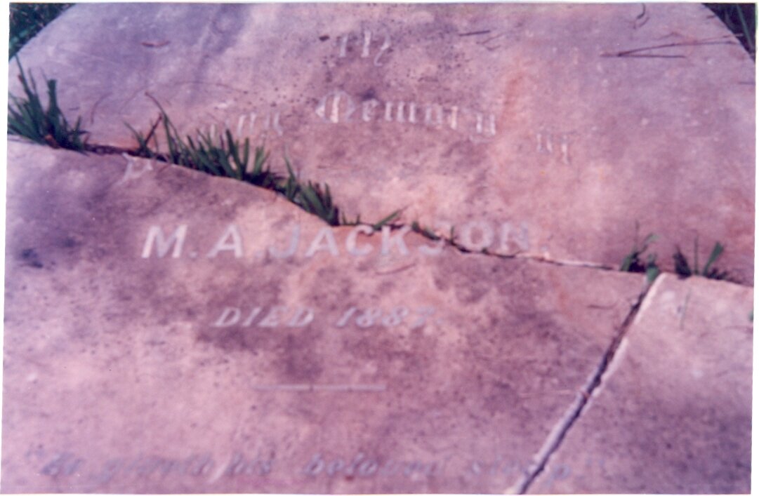 JACKSON M.A. -1887