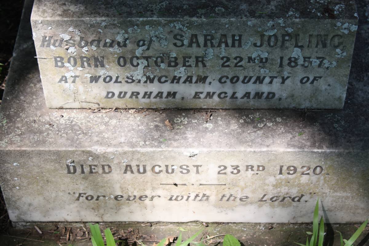 JOPLING William Nicolson 1857-1920