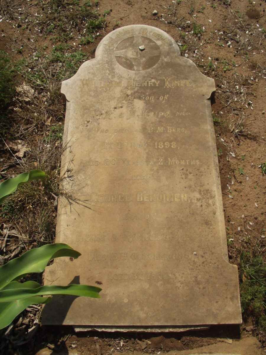 KNIPE William Henry -1898 :: KNIPE George Benjamin