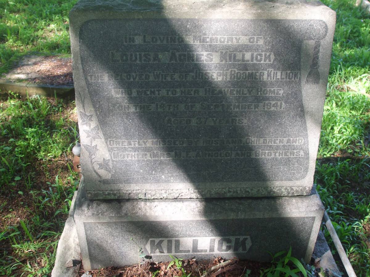 KILLICK Louisa Agnes -1941