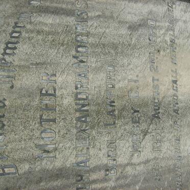 MORRISSEY William &amp; Elizabeth Alexandra LAWFORD 1851-1920