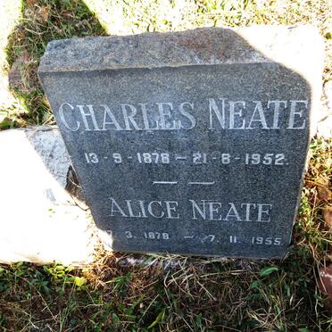 NEATE Charles 1878-1952 :: NEATE Alice 1878-1955