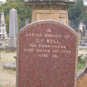 NELL E.F. nee PENNINGTON -1900